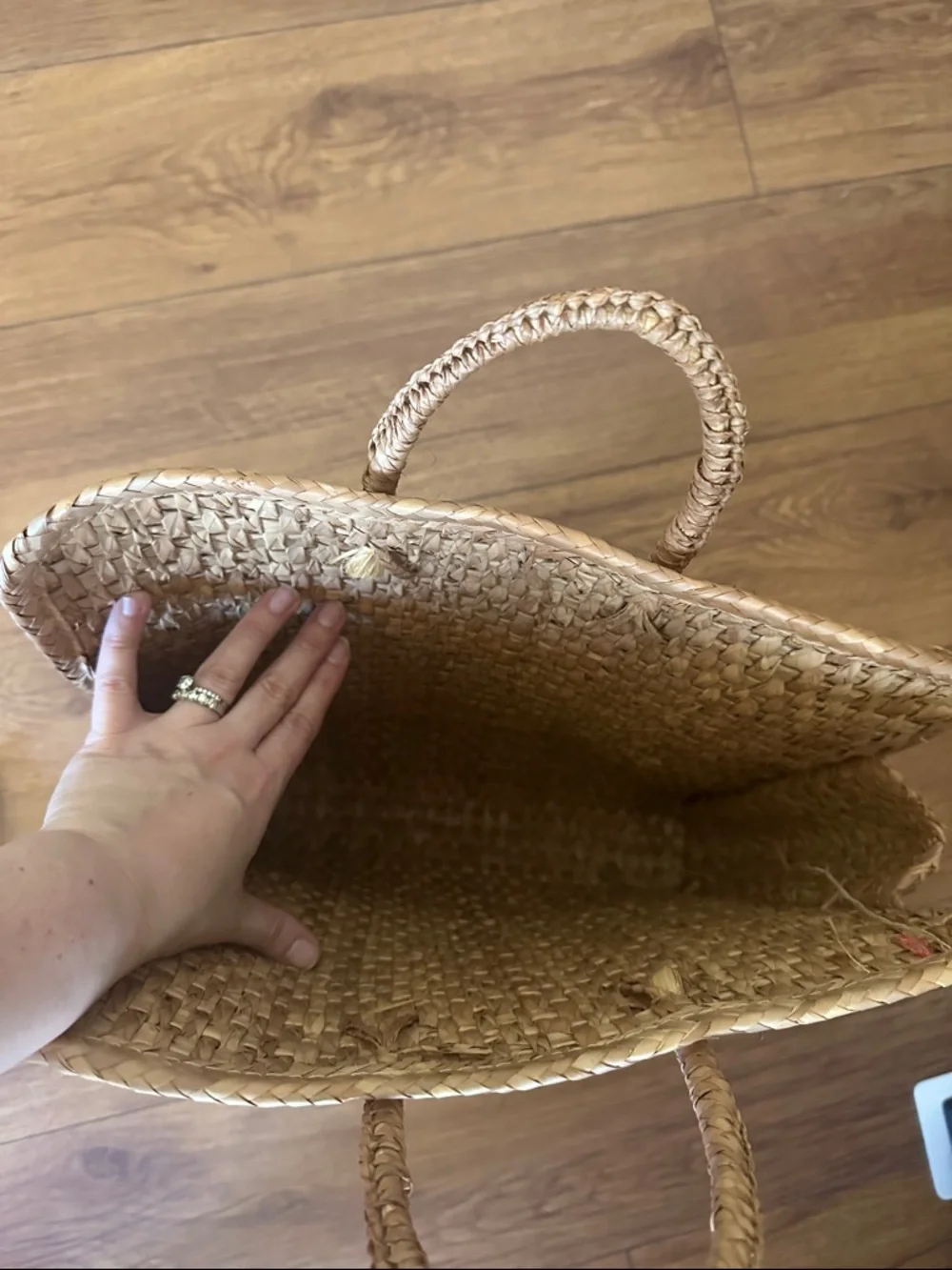 Vintage Woven‎ Stripe Tote Bag